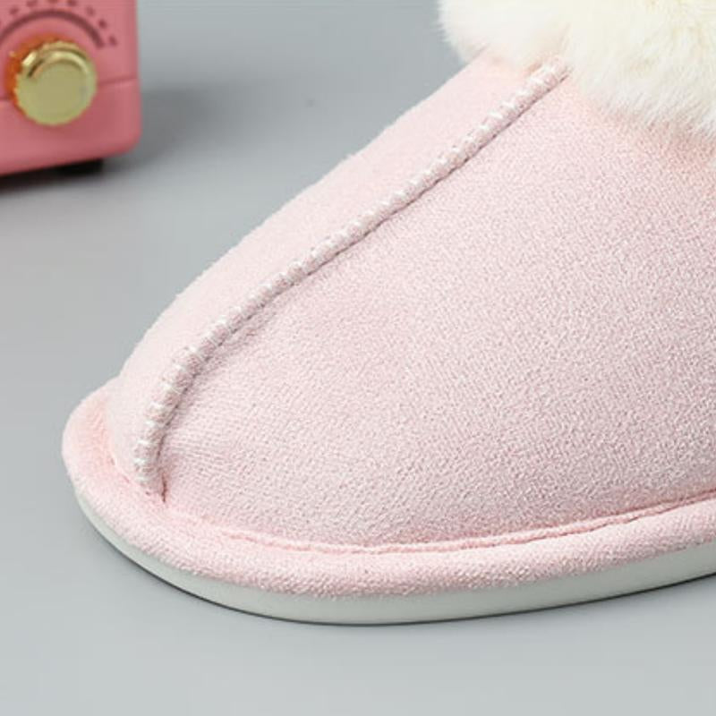 Women'S Fuzzy Cozy Slippers Memory Foam House Slippers Winter Warm Clog Indoor Shoes